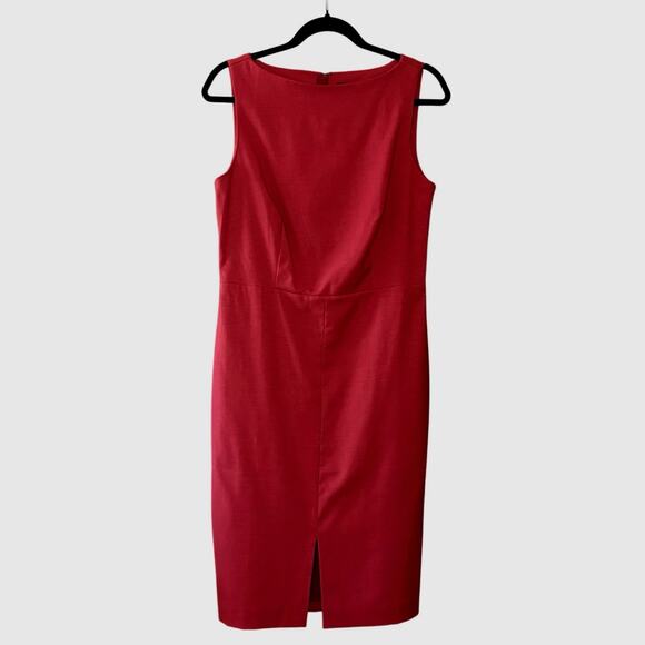 Ann Taylor Classic Sleeveless Sheath Dress Women's 6 | Rust | Wool Blend | EUC - Picture 1 of 9